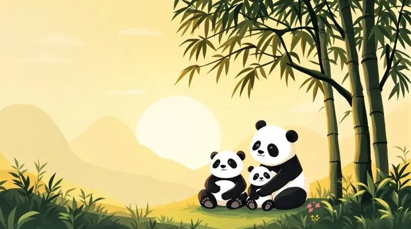 365电影 品牌故事 - 熊猫一家温馨相伴